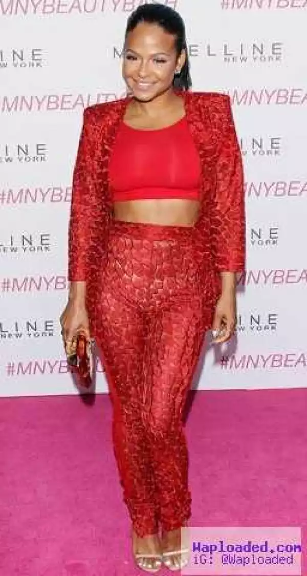 Photo: Christina Milian wears see-through pants to event...